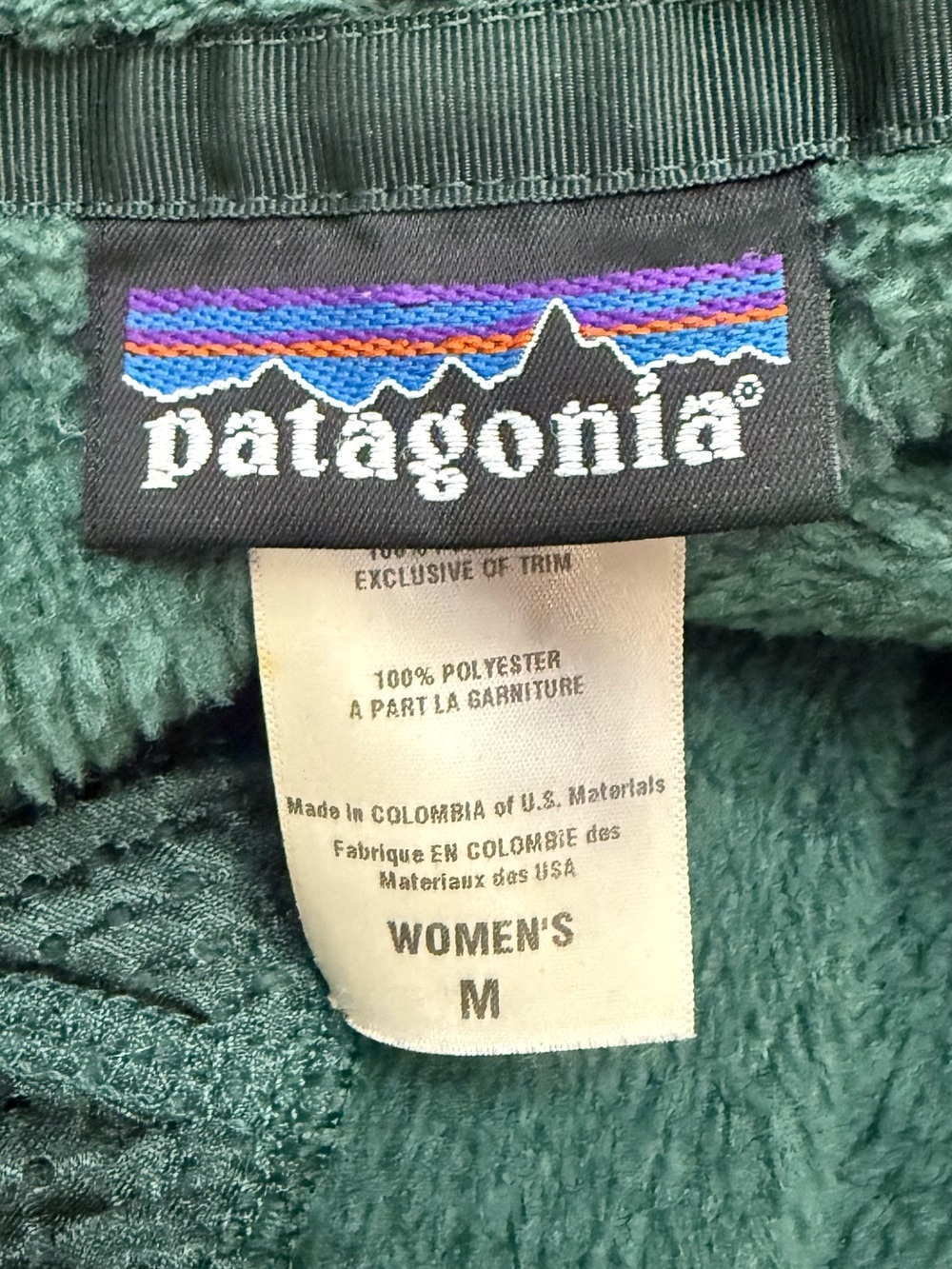 Patagonia | Re-tool Full Zip Fleece Jacket | Green | Size Medium - Picture 3 of 3